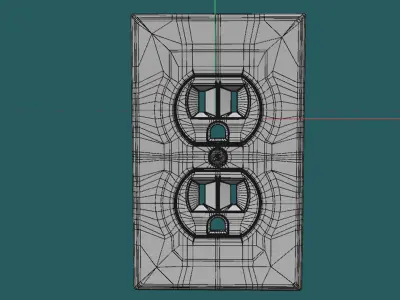 American Electrical Outlet  Free 3D model