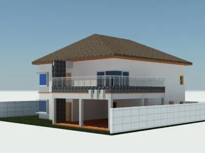 House Exterior Design 3D model buy
