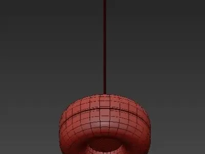 MCDELTA ball hanging from ceiling 3D model