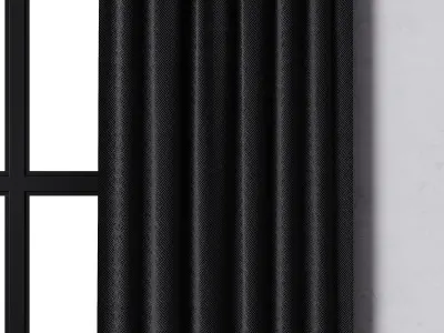 Curtain 5 blackout 3D model