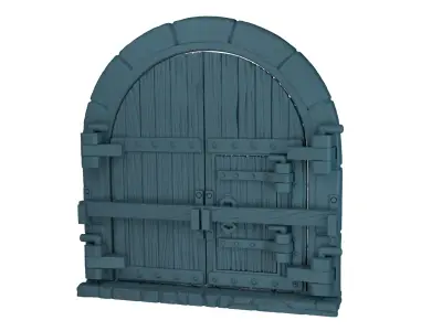 Medieval Doors 3D print model