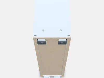 METOD Wall cabinet frame 11 Low-poly 3D model