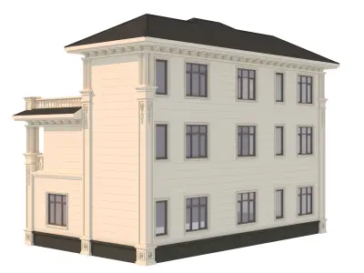 architecture luxury villa  3D model