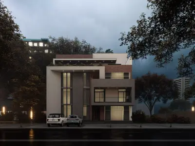 Modern House exterior 3D model