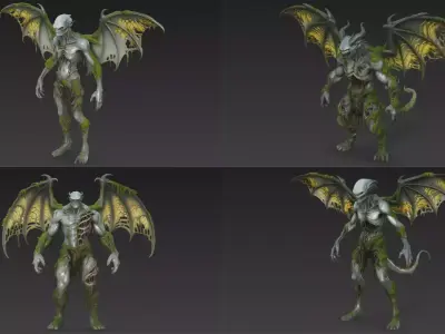 Swamp Corrupted Beast Variants Pack 3D model