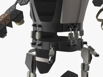  Ratnik 3 Powered Exoskeleton Frame with Helmet 