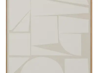 Abstract Painting Frame set 3D model 807