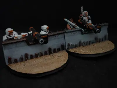 Heavy Weapon Barricades 3D print model