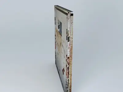 Resident Evil 4 Locked Metal Door 3D model