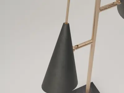 Owen Table Lamp Low-poly 3D model