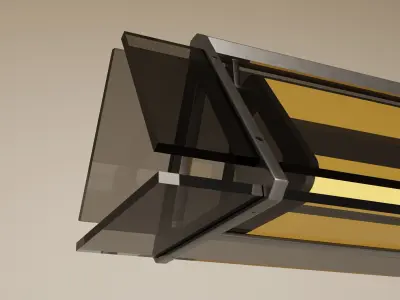 Modern lighting lamp 3D model