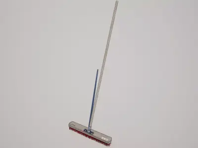 Industrial Street Push Broom Low-poly 3D model