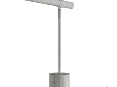 woody by dylight desk lamp 3D model