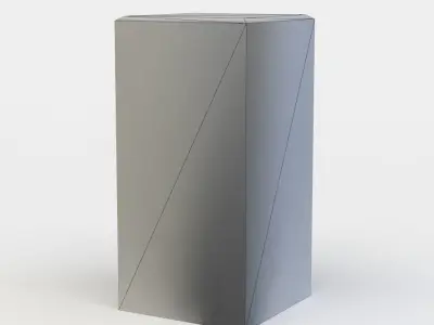 Newsletter machine Low-poly 3D model