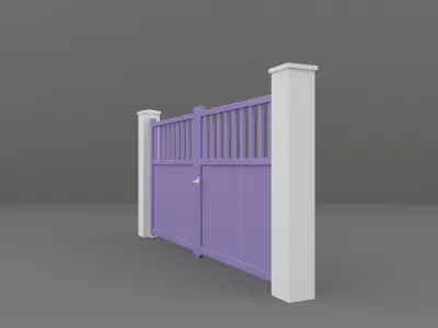 Outdoor Gate 3D model