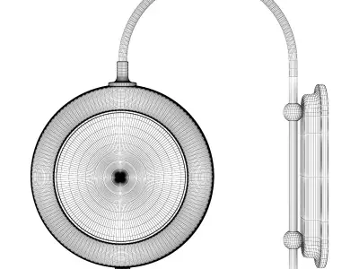 Classic Wall Clock 2 3D model