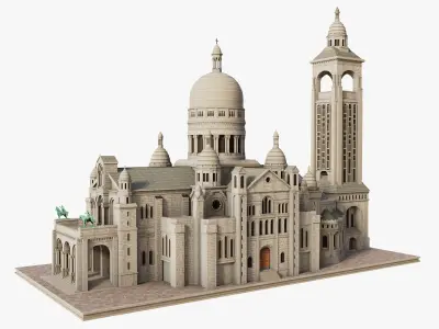 Sacre Coeur 3D model