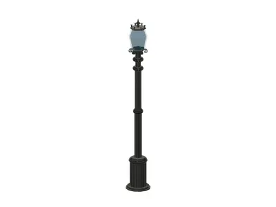Old style street light for resin 3d-printing 3D print model