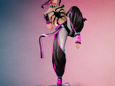 Juri Han Street Fighter Tested and Ready for Printing 3D print model