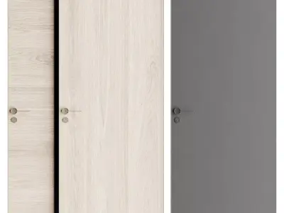 Concealed interior door 019 3D model