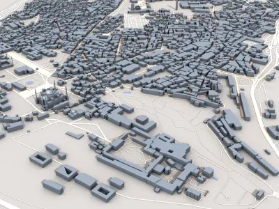 Istanbul City Turkey 3D model