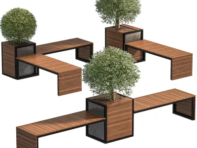 Urban Furniture 18 3D model