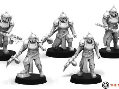 Obsidian Guard - Basic Infantry 3D print model