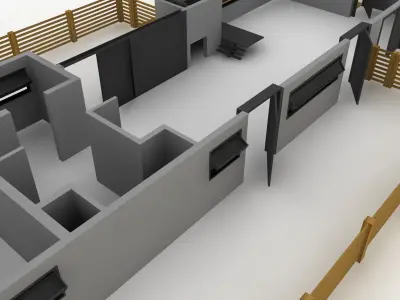 House 2 max 2008 3D model