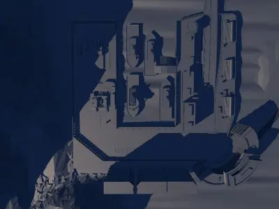 Ocean Odyssey Immersive Marine Company Game - Level Design Low-poly 3D model