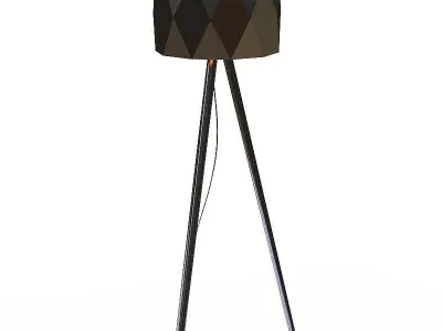 Floor Lamp Low-poly 3D model