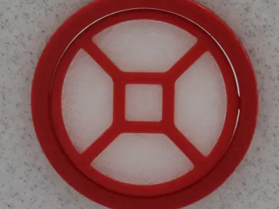 Functional Round window style 4 multi-color  3D print model