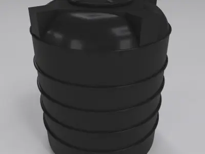 Water Tank Indian 500 Ltr 3D model