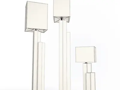Floor Lamps  Abba 3D model