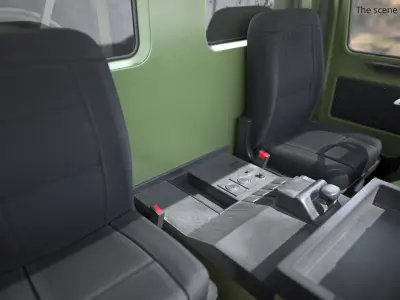  Mercedes Unimog Tactical Chassis Vehicle Green 