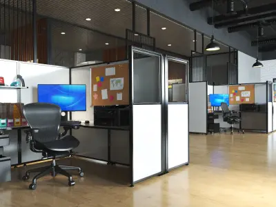  Detailed Office Interior 