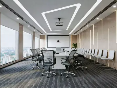 Modern Conference Room 3D model