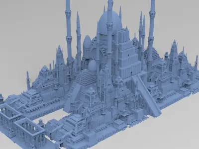 Kingdom of Flames City  3D model