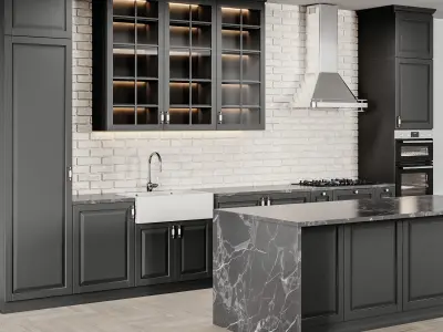Ikea kitchen idea01 3D model