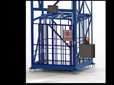 Freight Elevator model 3D model