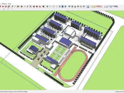 Sketchup School and University 131 3D model