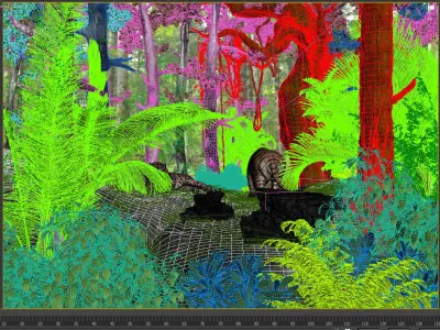 Tiger Forest 3D model