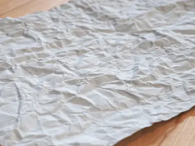 Creased paper seamless displacement texture Texture