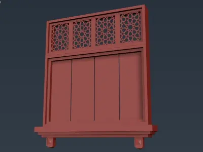 Rectangular Window 3D model