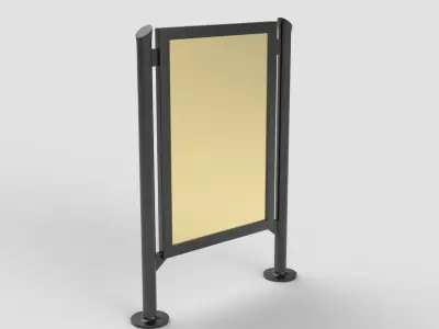 Citylight Poster 3D model