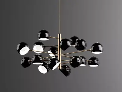 Ceiling light 3D model 72