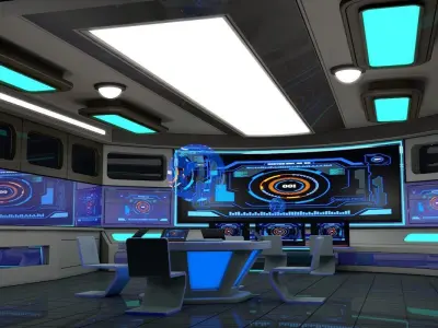 Sci Fi Interior  3D model