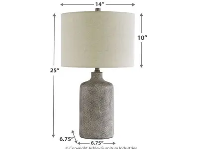 Leilani Ceramic Table Lamp 3D model