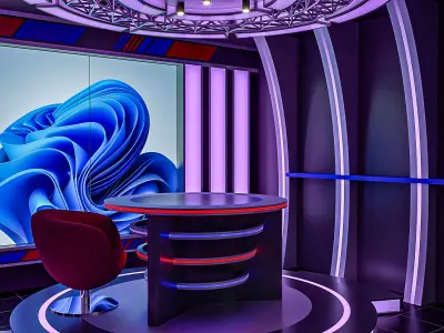 TV Studio 3D model buy