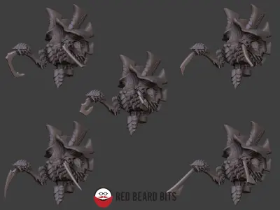 Xenoteras Talon Arms - Modular 3D print model