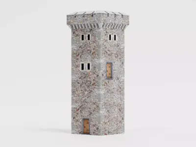 -Medieval Tower V1- 3D model